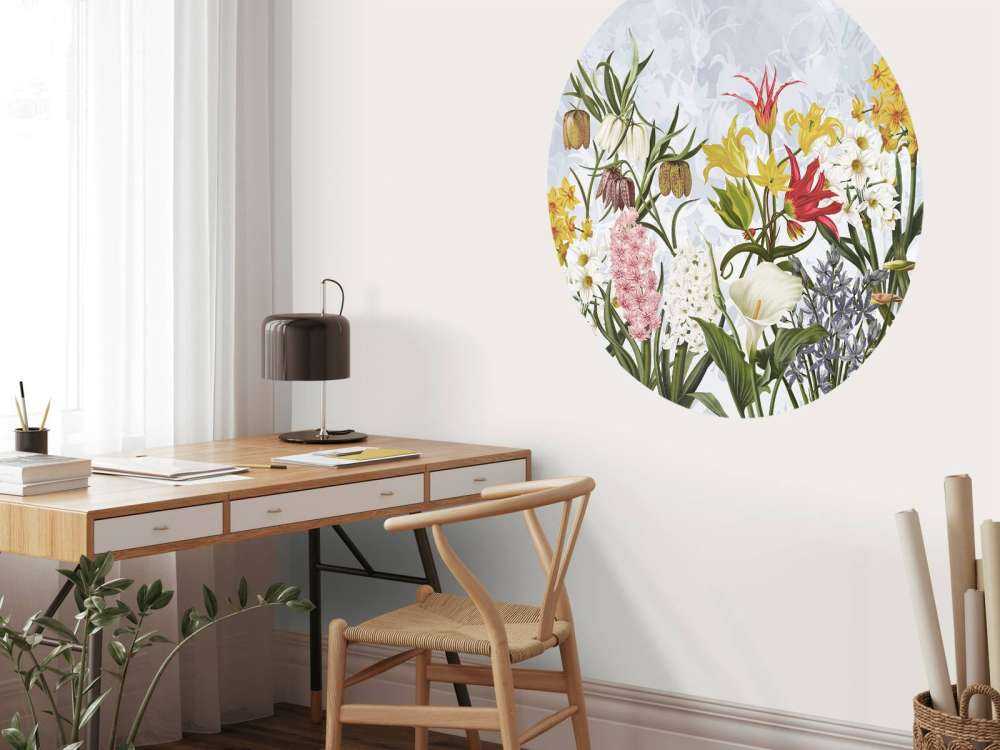 Forårsblomster - Skyet Himmelblå