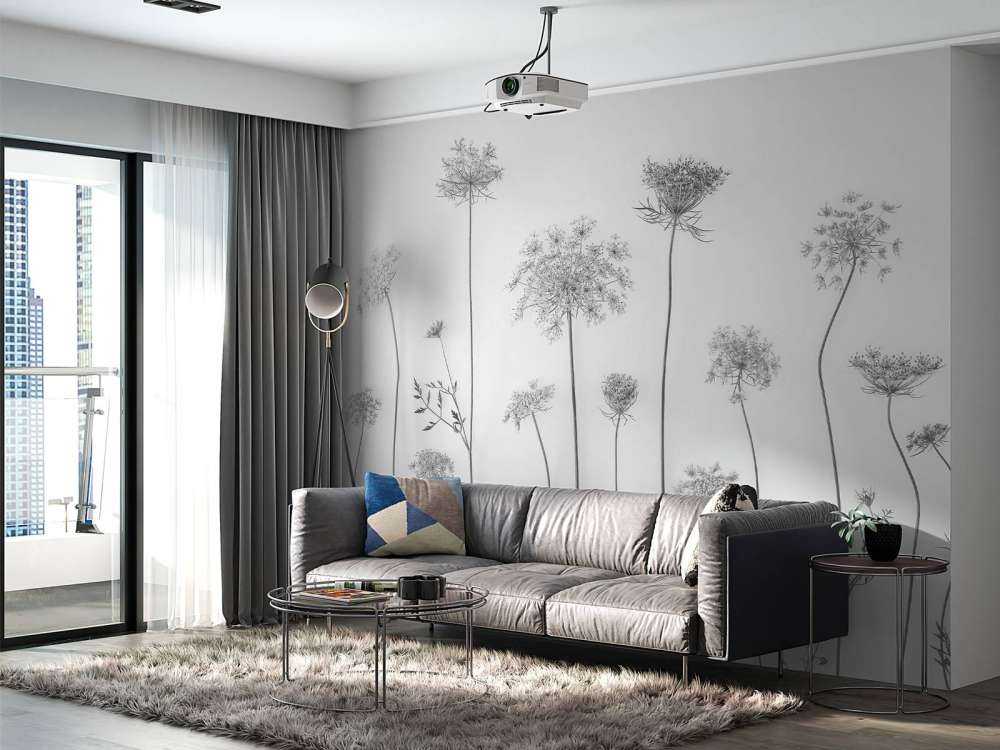 Ko persille i sort og hvid