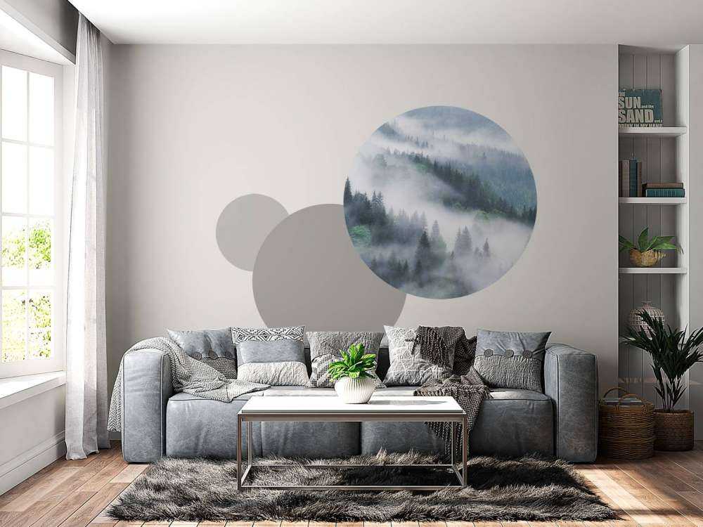 Tågeagtig skov i bjergene