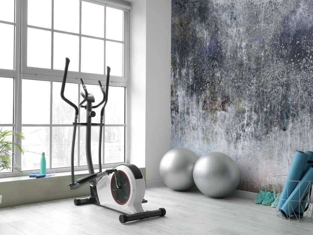 Gammel forvitret væg