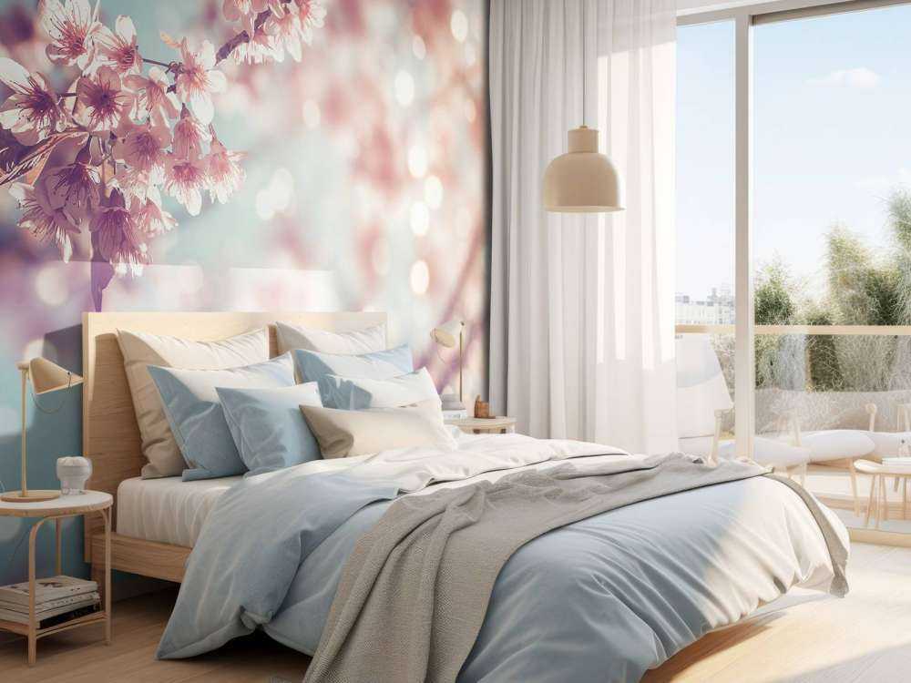 Nærbillede blomstre gren