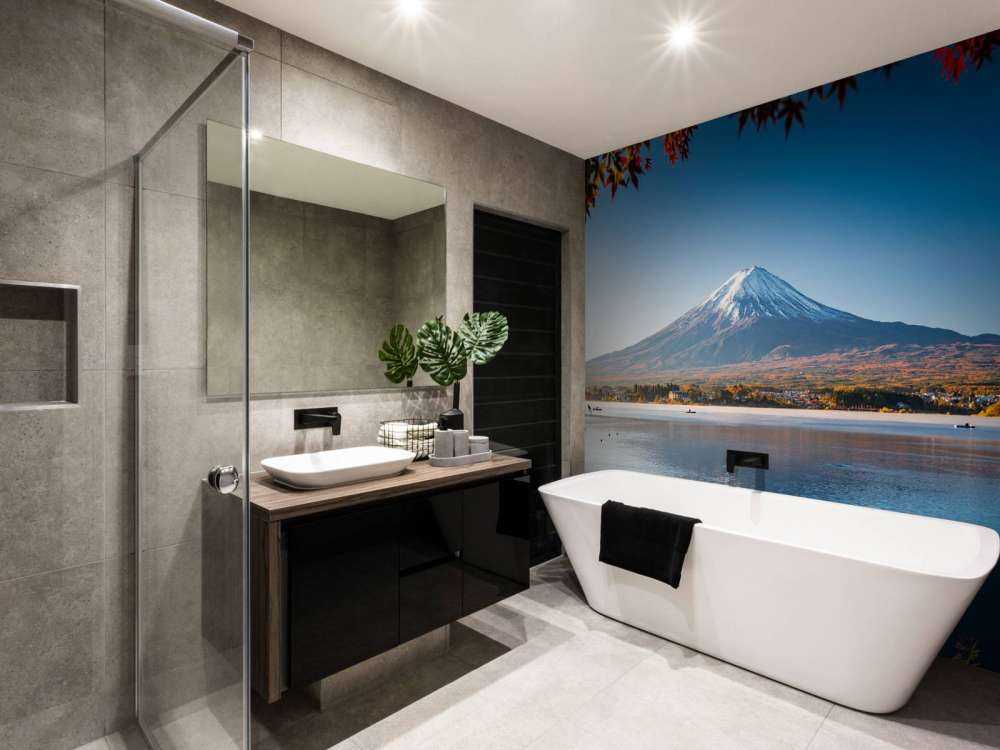 Fuji-fjellet om ettermiddagen