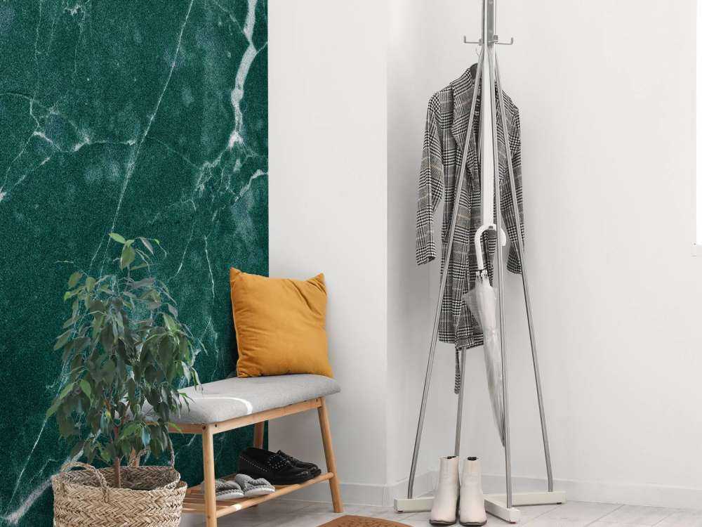 Grønn marmorstruktur