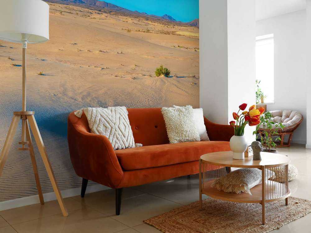 Soloppgang ved sanddyner