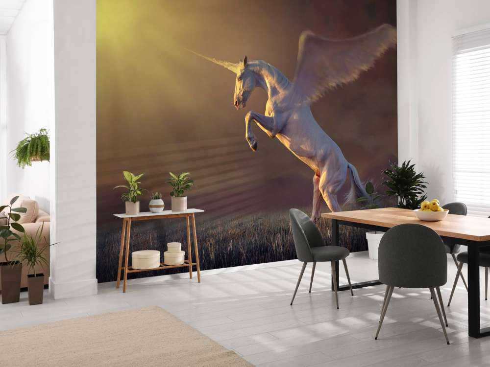 Enhjørning med vinger