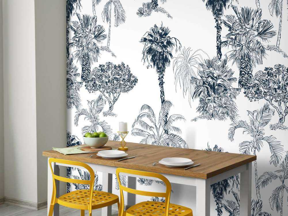 Tropiske palmer og trær