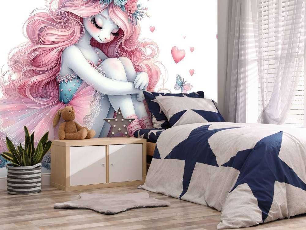 Drømmende enhjørning ballerina