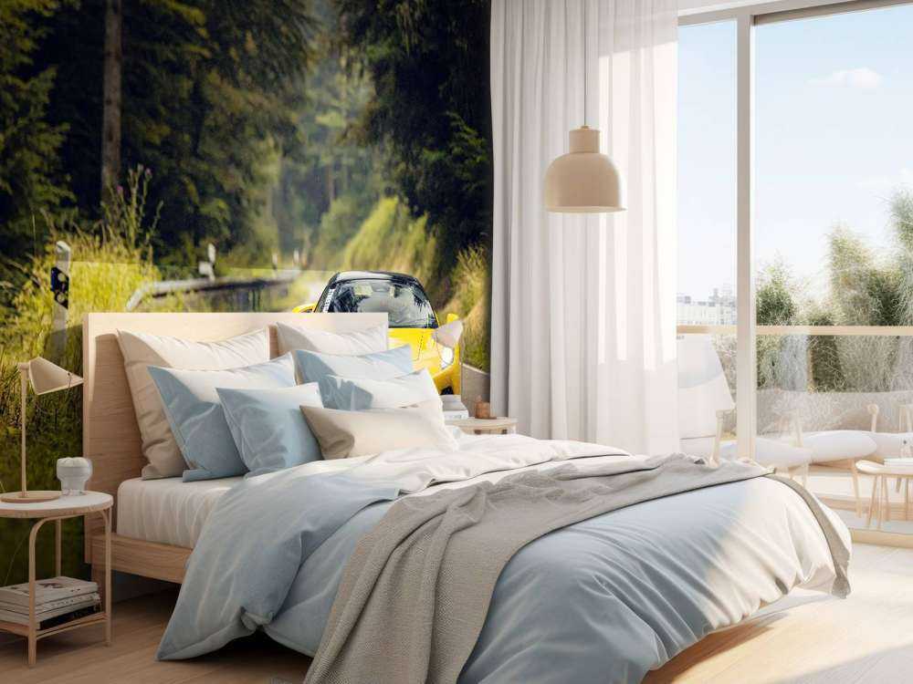 Maserati i den grønne skogen