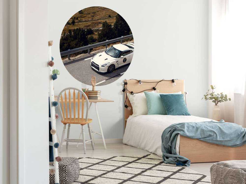 Nissan GT-R på fjellvei