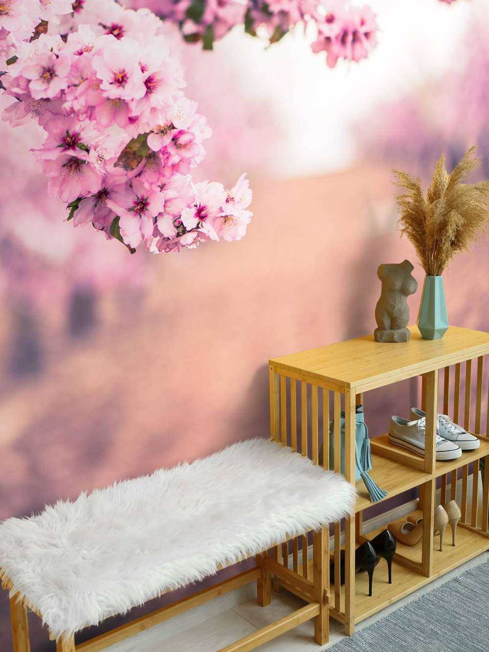 Lilla japanske blomster