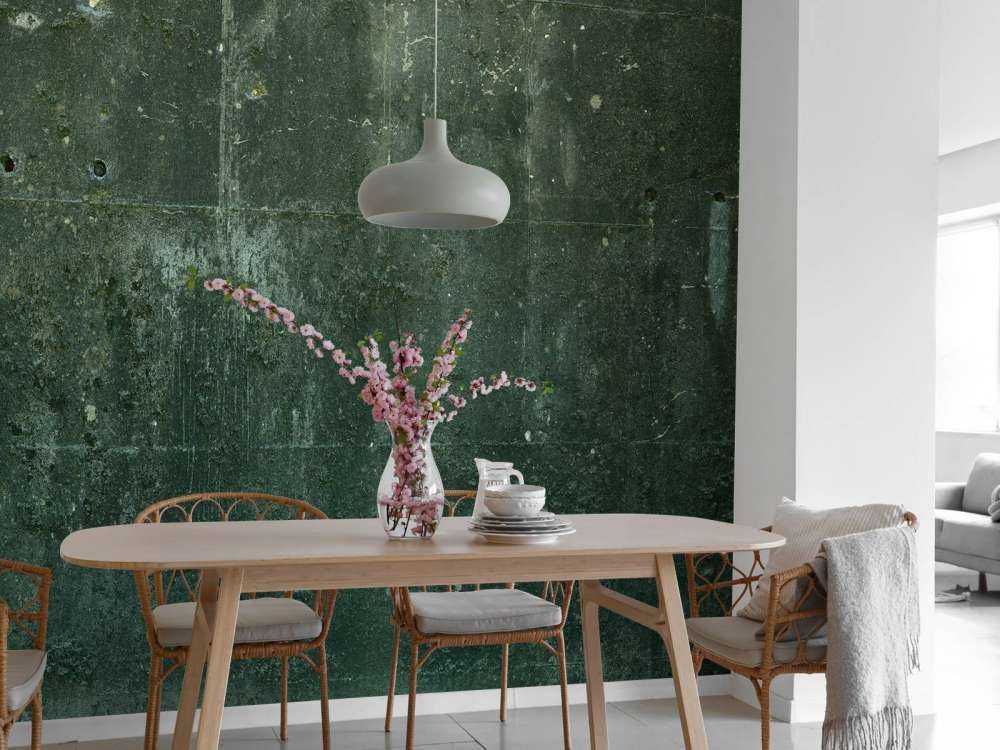 Grønt betongutseende