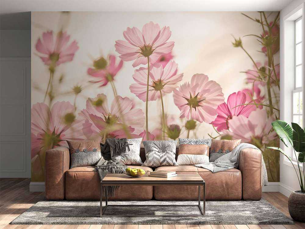 vakre blomsterhage
