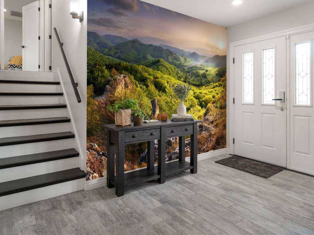 Fjellandskap om våren