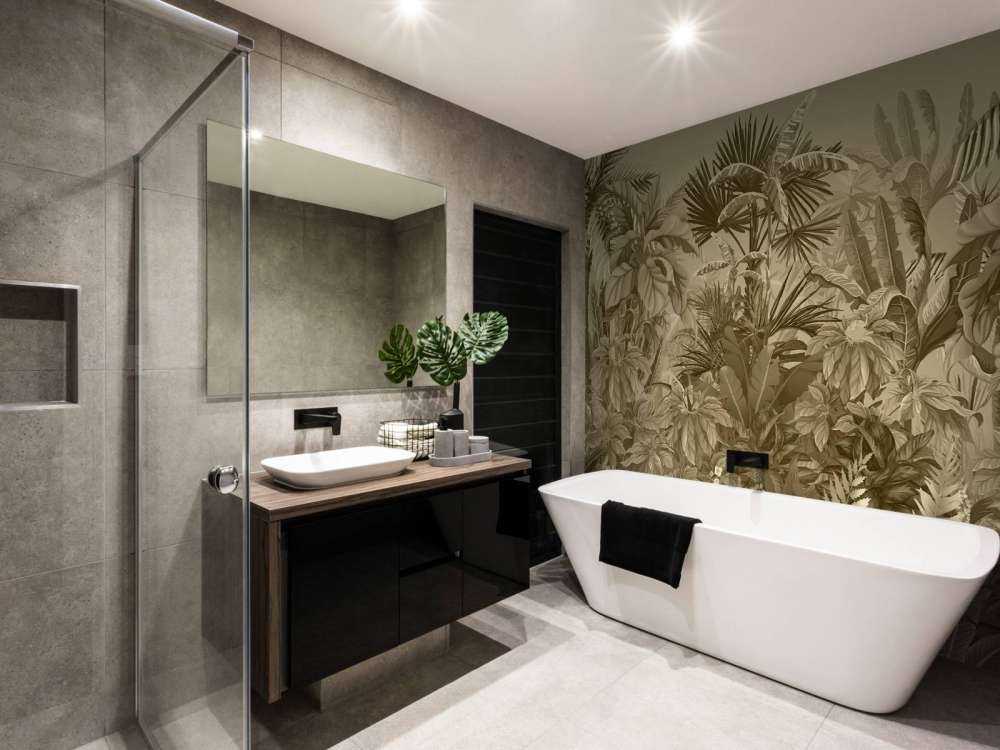 Sepia tropisk jungel