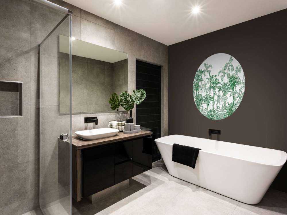 Grønn jungelillustrasjon