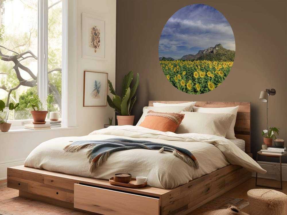 Gult blomstrende felt