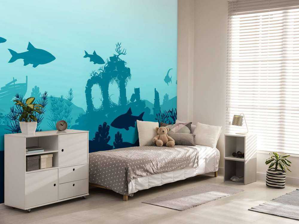 Undervanns silhuetter