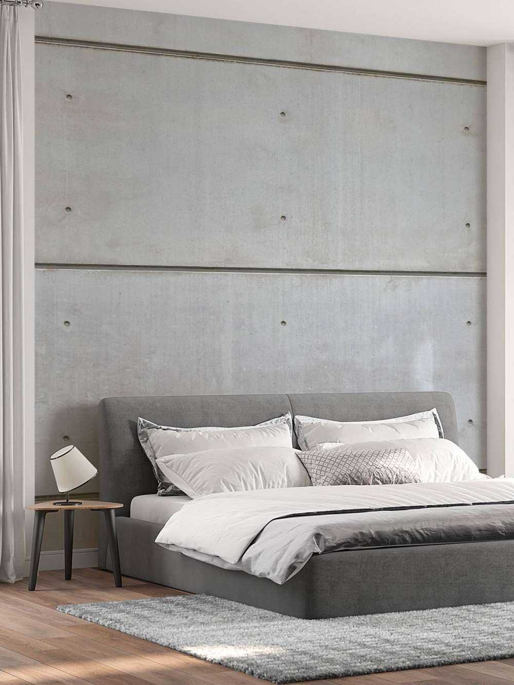 Horisontal betongvegg