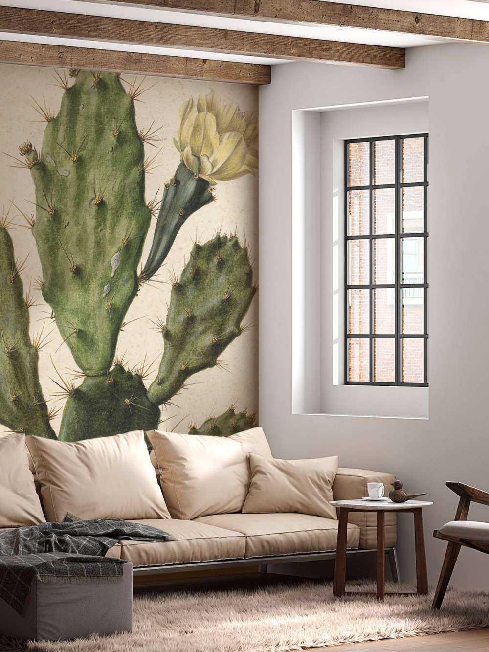 Blomstrende fikenkaktus