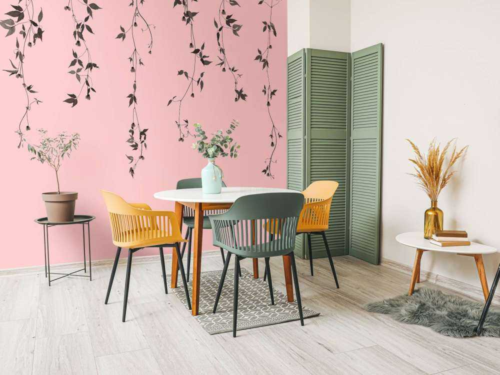 Klematiskvister på gammelrosa