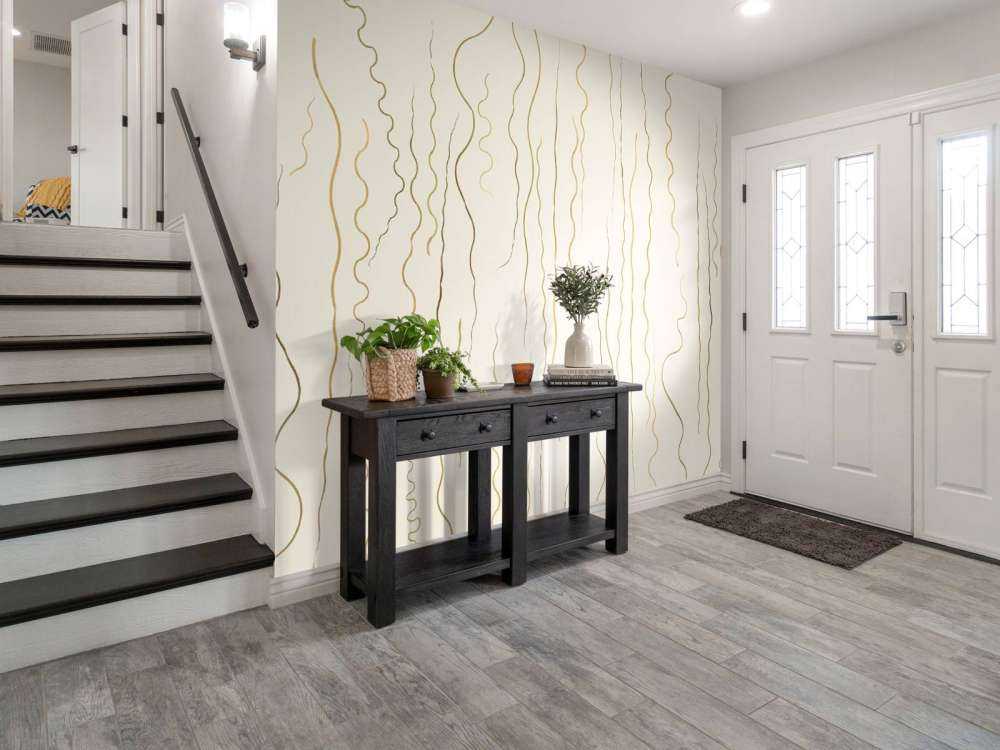 Økologiske linjer gress beige