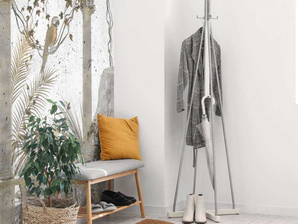 Forlatt bygning i jungelen