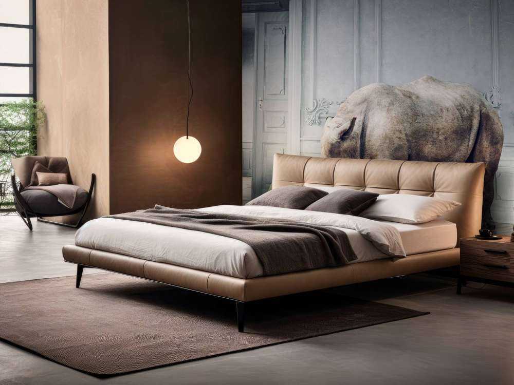 Neshorn med lampeskjerm