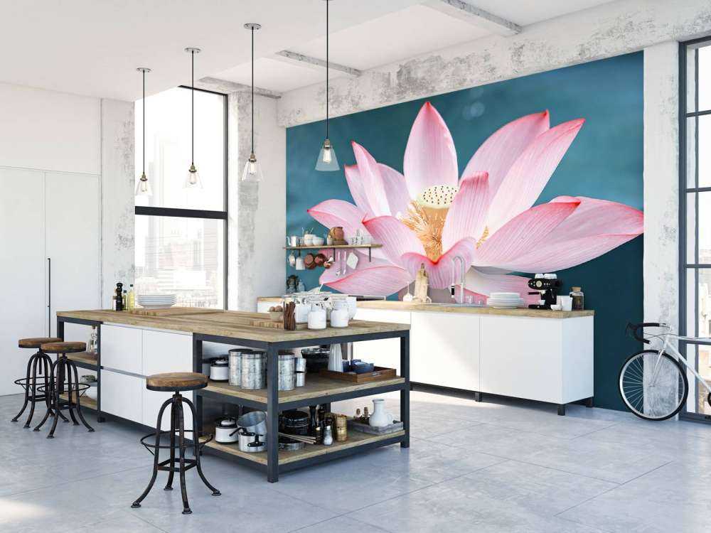 Rykke sammen, av, lotusblomst