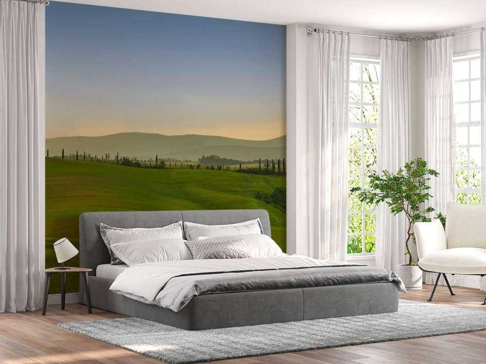 Kupert landskap Toscana