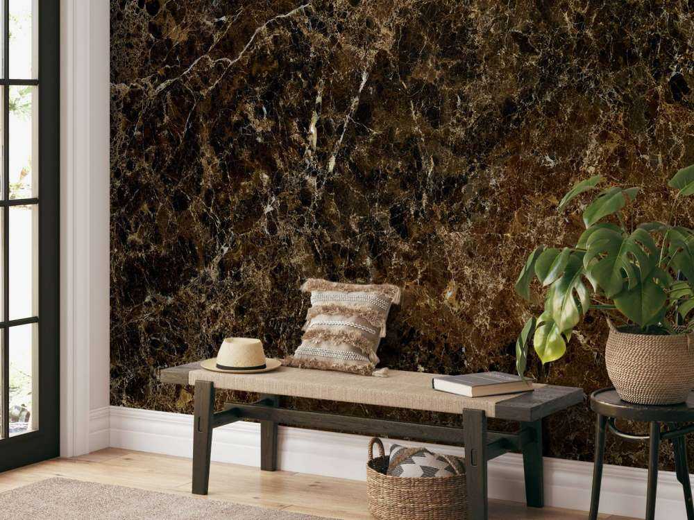 Marmor med gullstruktur