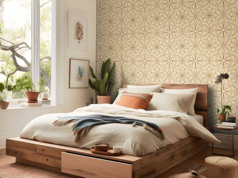 Blomster i retro stil