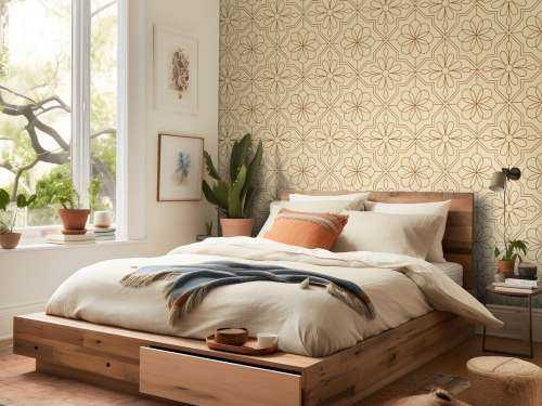 Blomster i retro stil