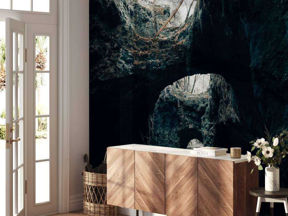 Gamle jerngruver gjenvunnet av naturen