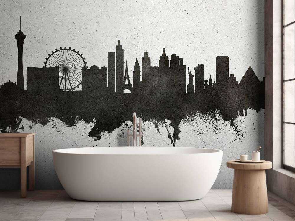 Akvarell silhuett, Las Vegas