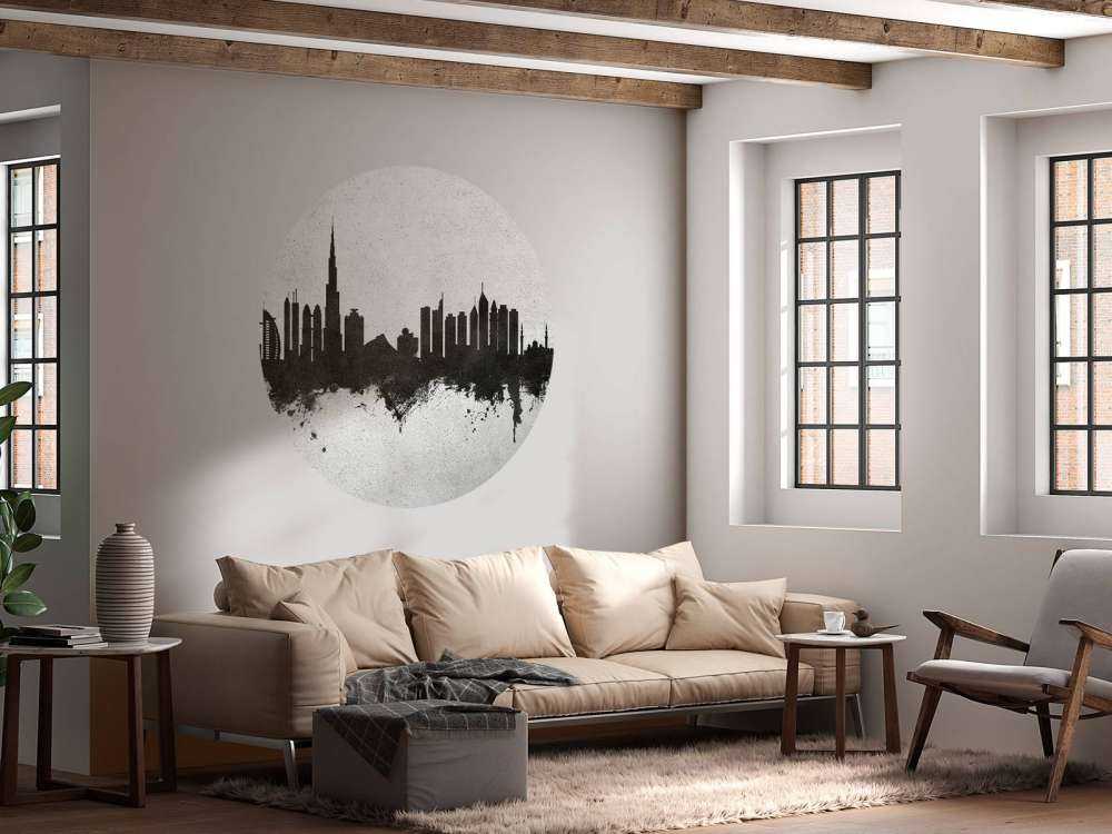 Akvarell silhuett, Dubai