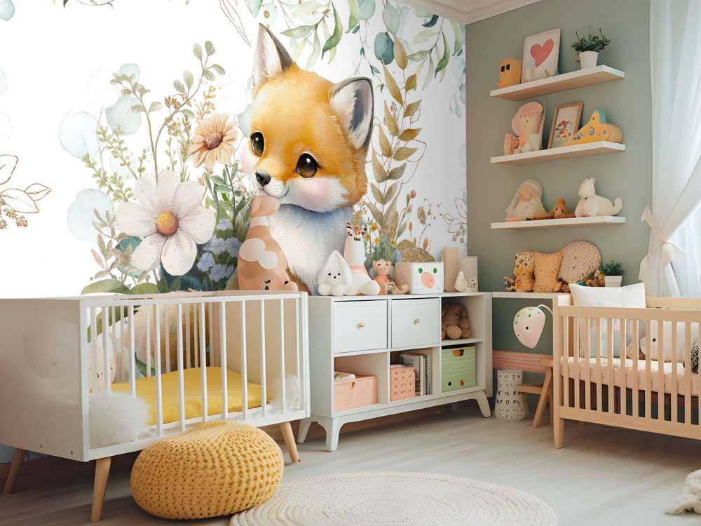 Mynte- og gullfarget løveunge