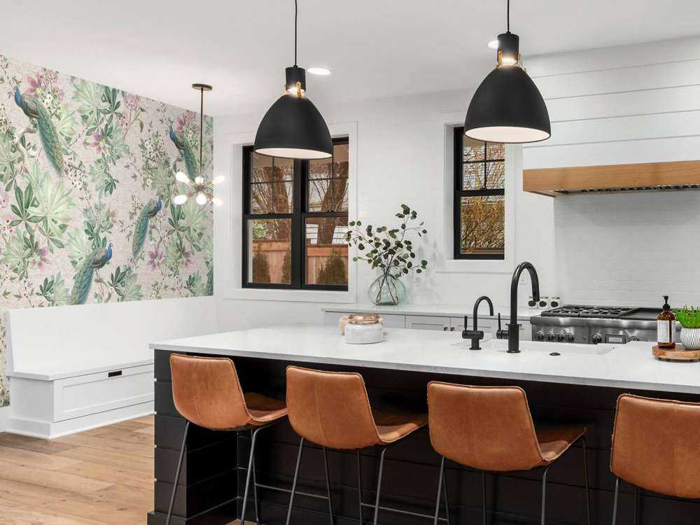 Vintage hagepåfugler - kremfarget