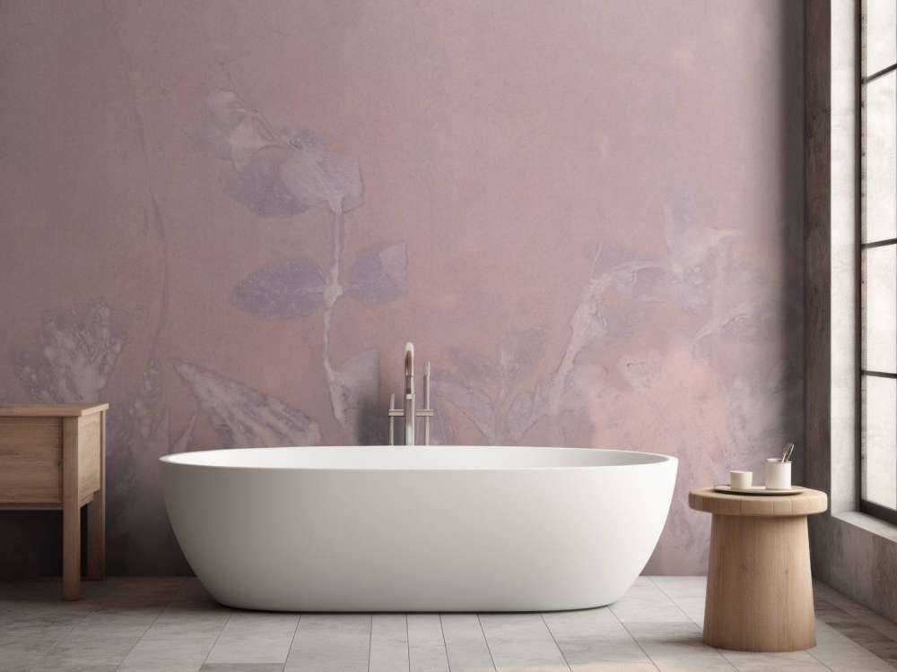 Wilde geranium en sneeuwbes - mauve