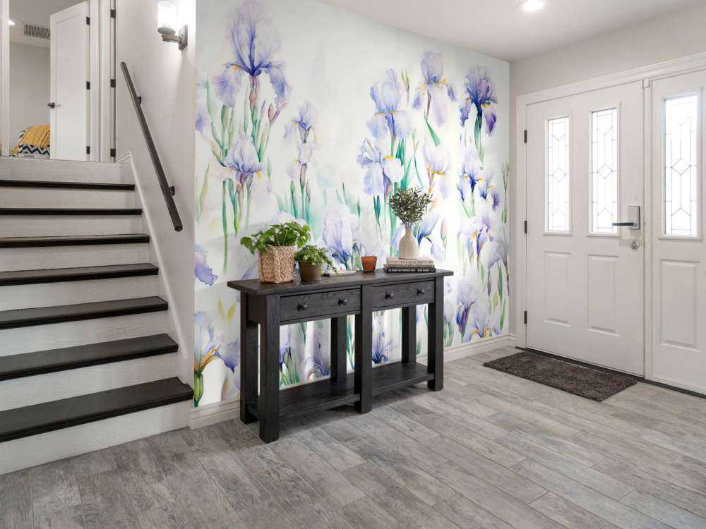 Irisene danser sømløs pastell