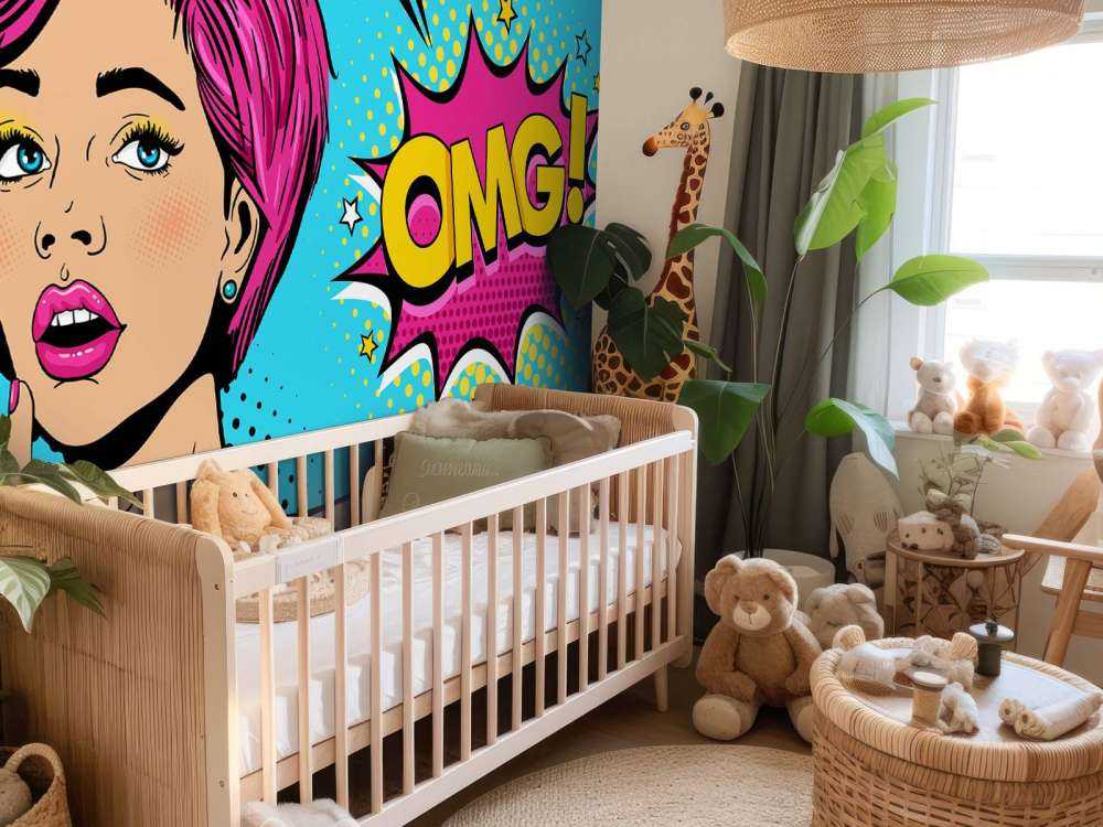 Kvinne i pop-art stil