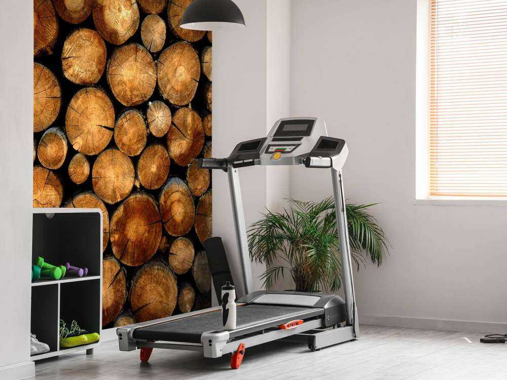 Stablet stamme røde trær