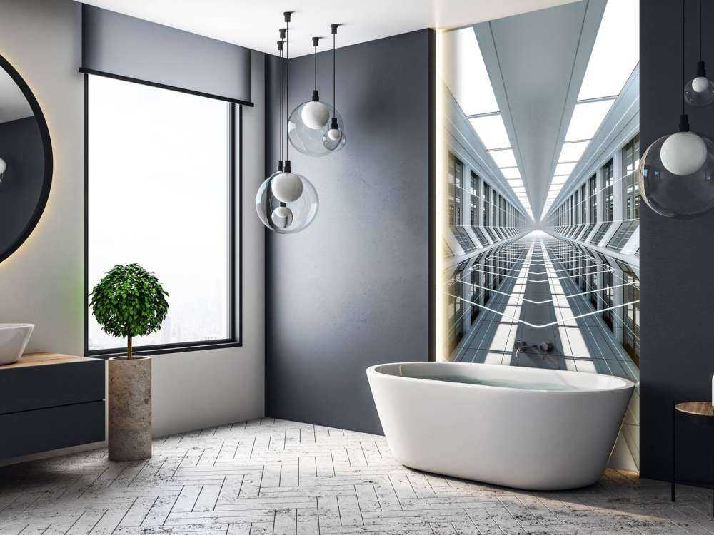 3D-korridor på et kontor