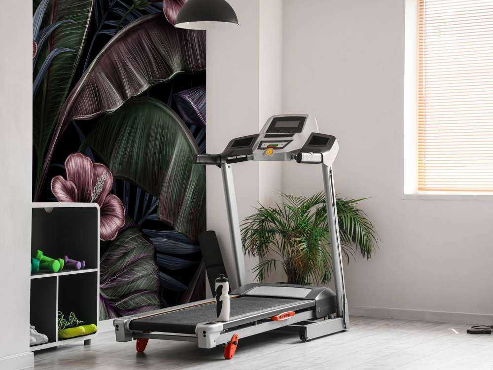 Tropisk hibiscus mønster