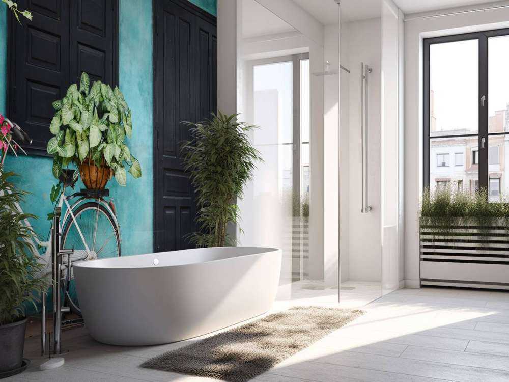 Gammel cykel ved et hus