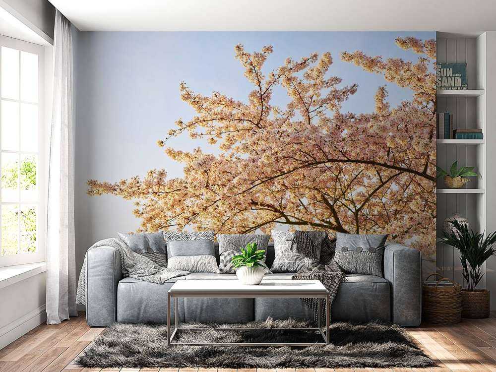 Blomstrende gren i blomst