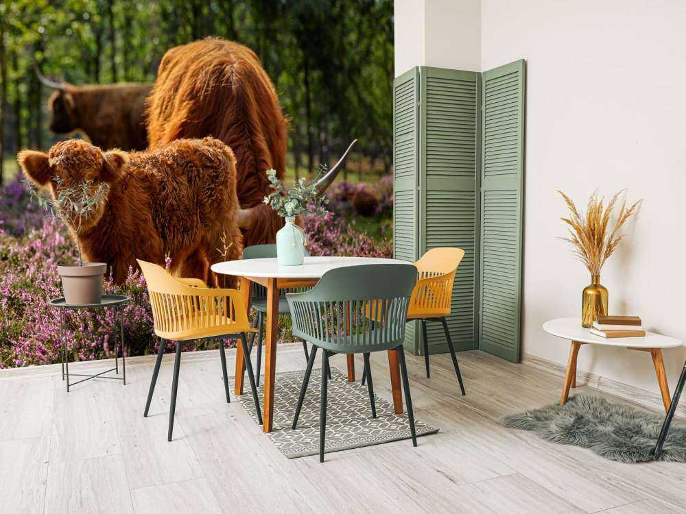 Familie skotske højlandere