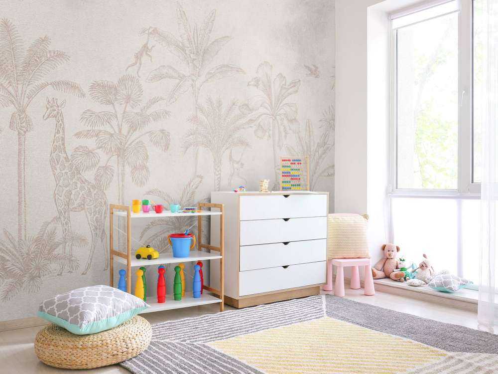 Tropisk dyr jungle taupe