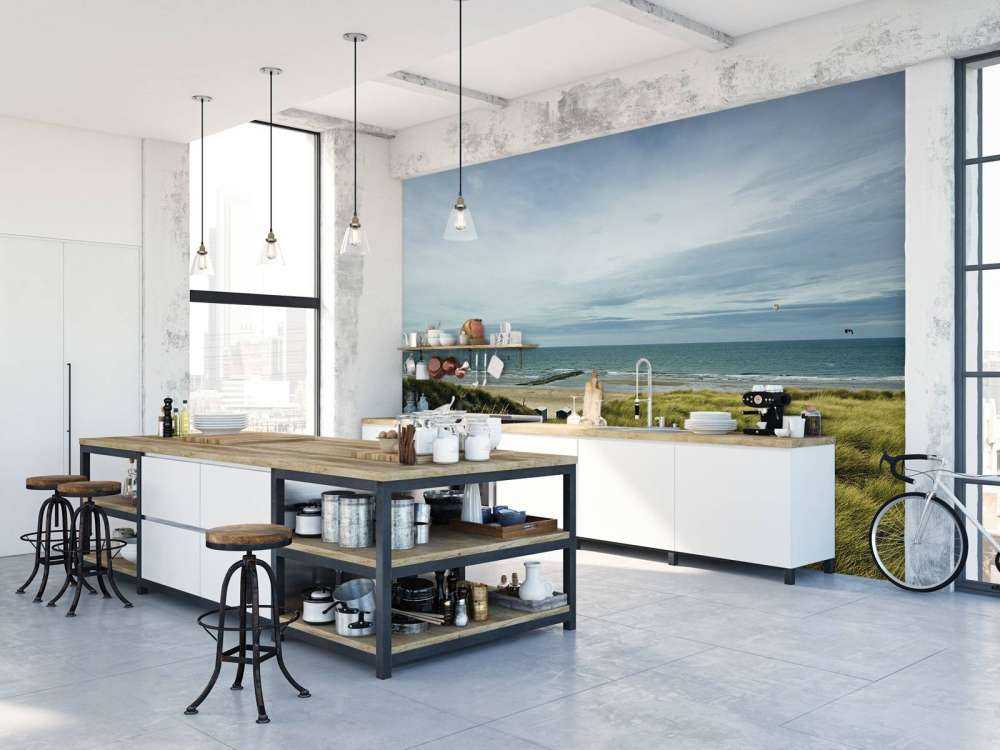 Stranden fra klitterne