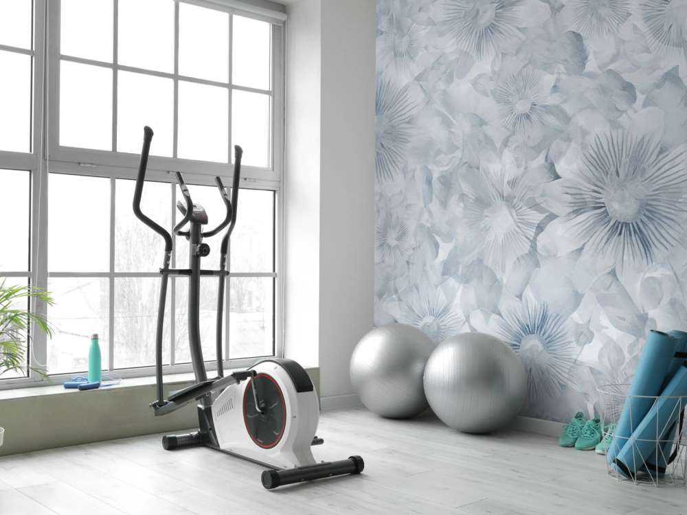 Botanisk akvarel elegance blå måne