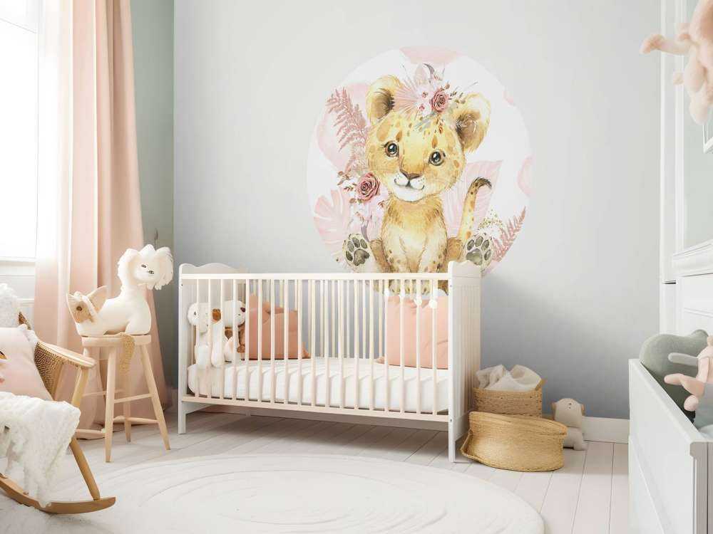 Lyserød jungle-løveunge